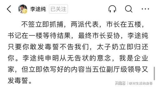 李途纯最新爆料内容,揭秘事件背后惊人内幕  第3张